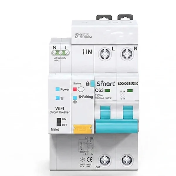 WiFi Smart Residential Circuit Breaker 2P
