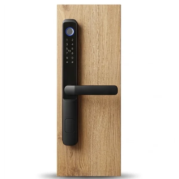 Orin Smart Villa & Apartment Lock WV-6920, Black, Semiconductor Fingerprint + Mifare Card + Password + Key + Tuya / Smart Life App Control, 4x AA Battery Power, Cylinder Security Level C, Door Thickness 35–70mm